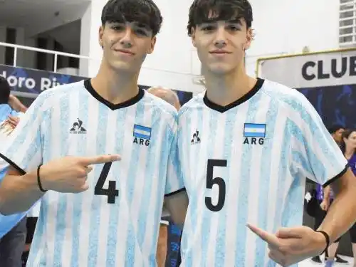 Los mellizos Alonso Rigone hicieron historia en el Sudamericano U17
