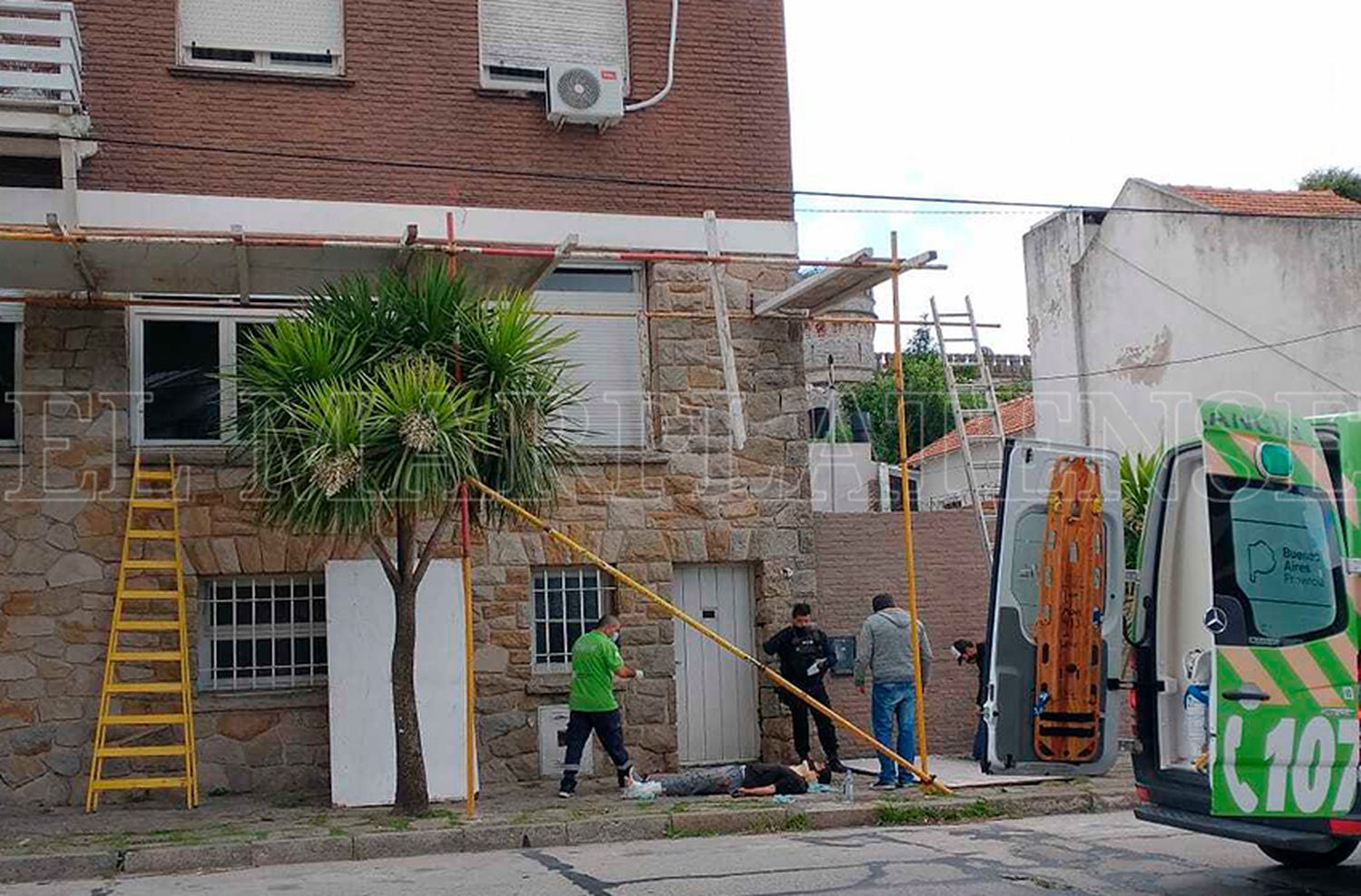 Grave accidente en una obra en construcción