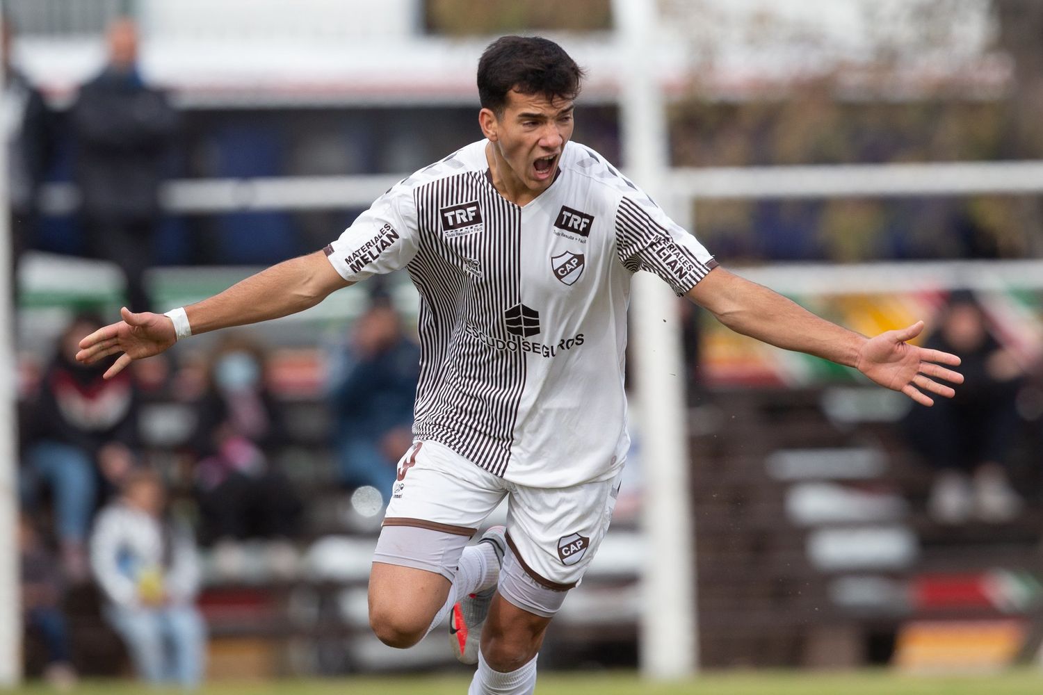 Barberini, cuando jugaba en Reserva de Platense.