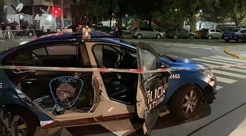 Tiroteo, persecución y choque en Caballito: tres detenidos