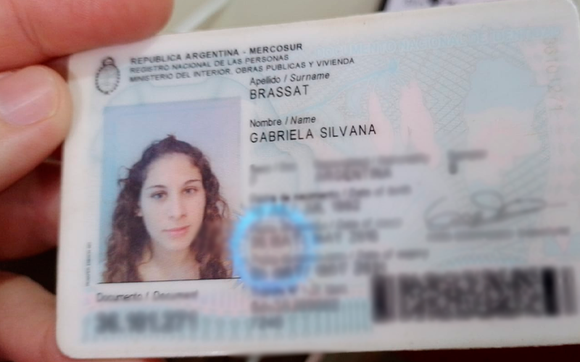 Encontraron el DNI de Gabriela Brassat