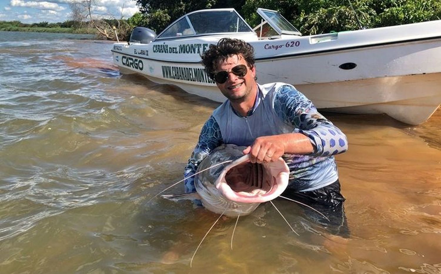 Buena pesca en el río Gualeguay