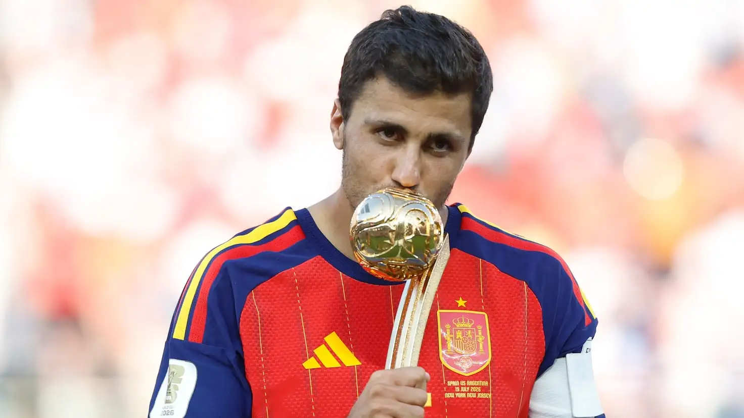 Rodri, campeón del mundo con España.