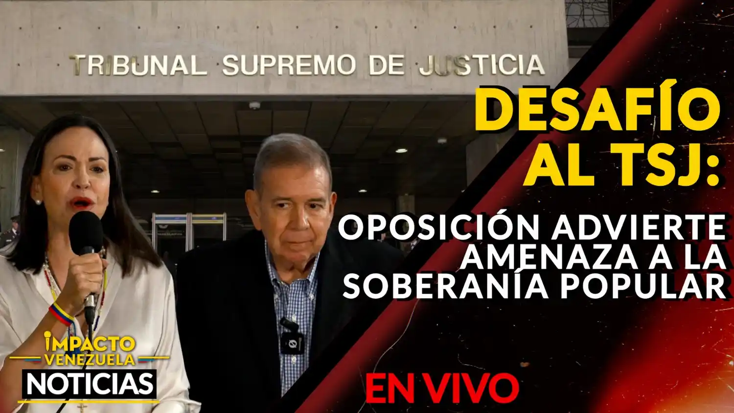 DESAFÍO AL TSJ: oposición advierte amenaza a la soberanía popular – VIDEO