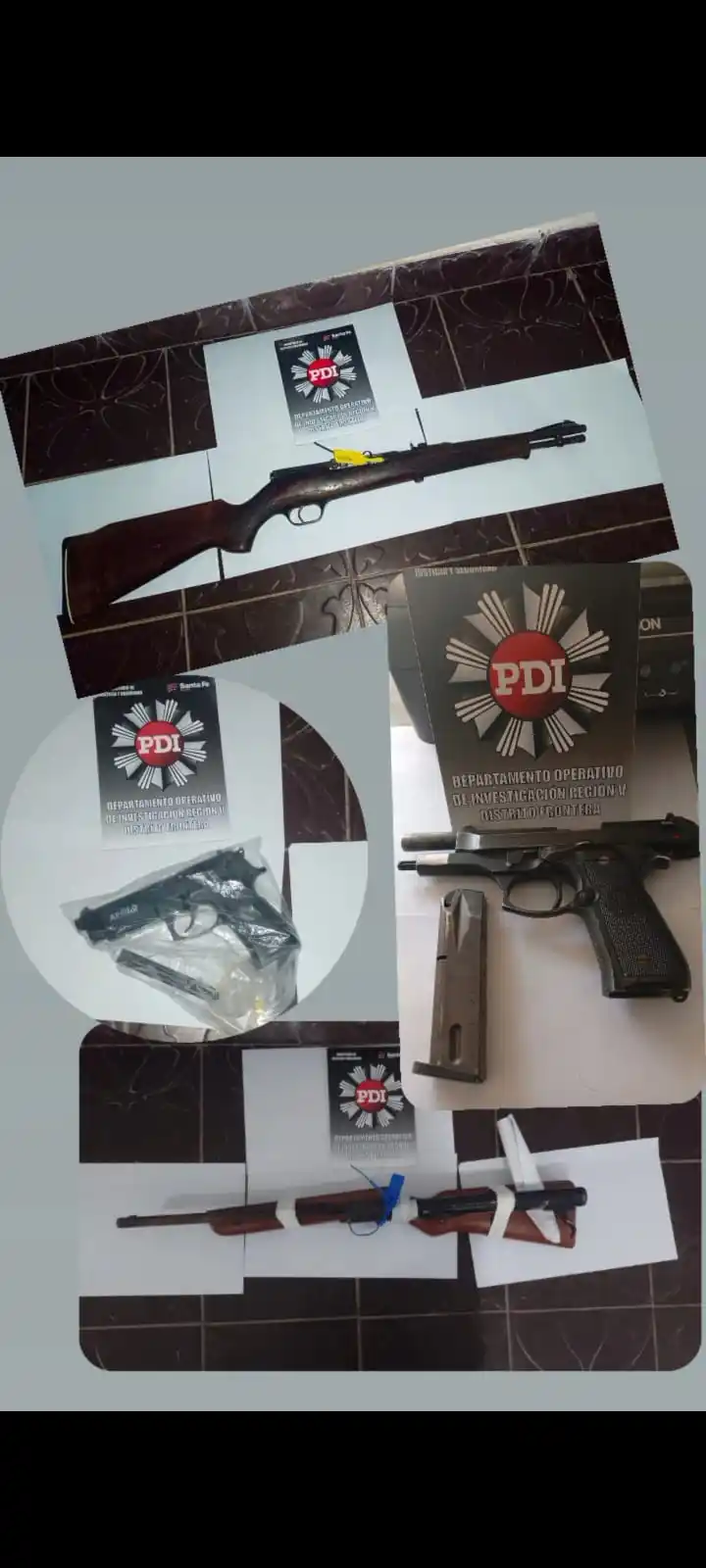 allanamiento josefina arsenal arma droga - 2