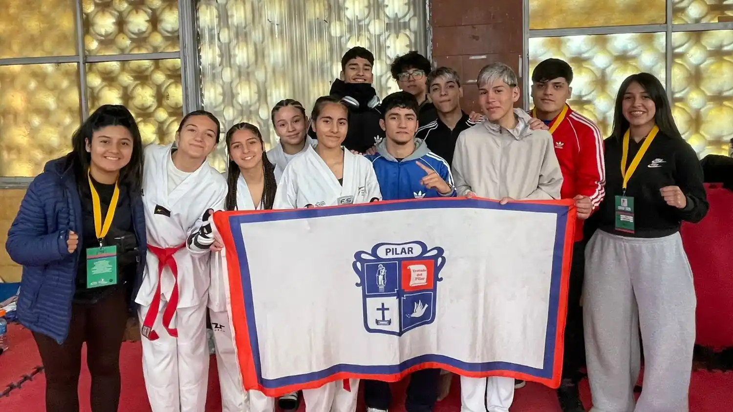 los alumnos de taekwondo brillaron en Ezeiza
