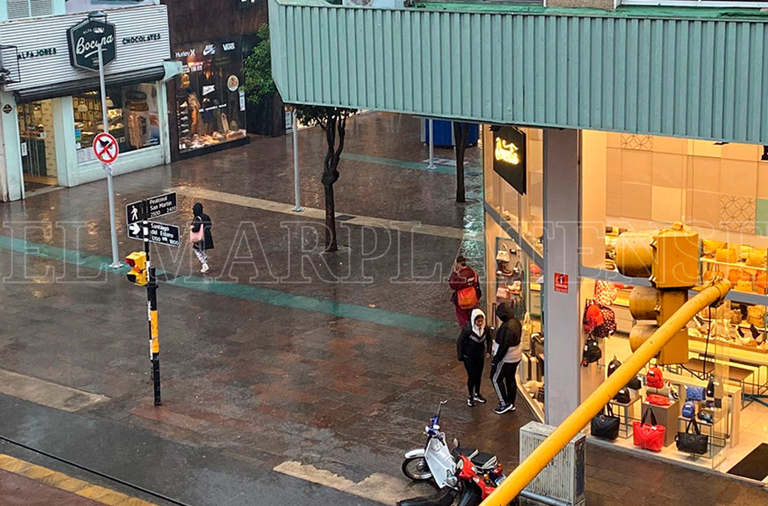 Y volvió la lluvia a Mar del Plata, un karma de febrero