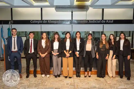 Se sumaron nuevos abogados en el Colegio de Azul