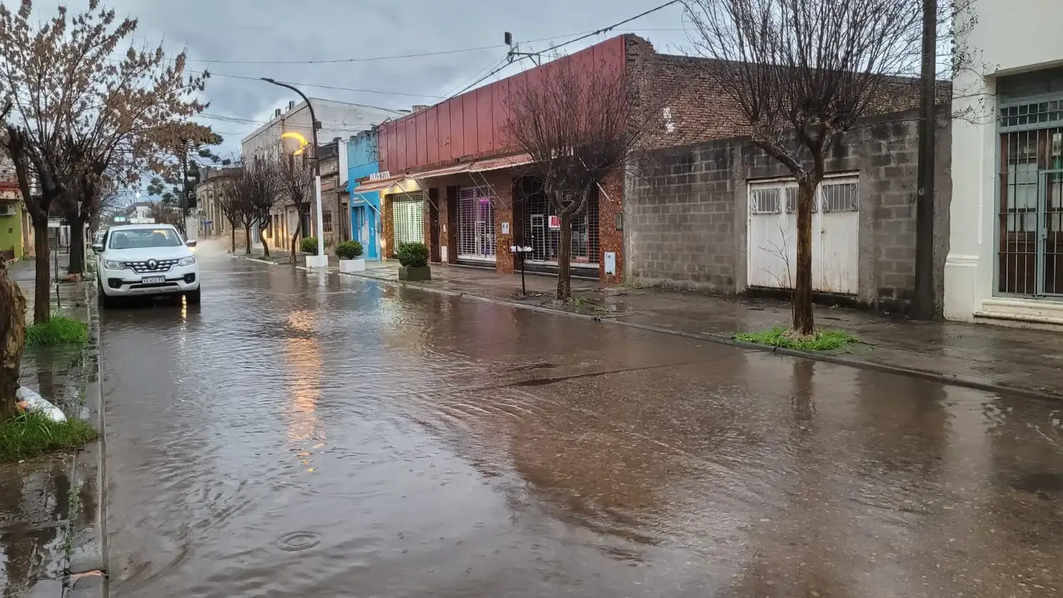 Tormenta - temporal de lluvia en San Pedro - Centro de la ciudad - lluvia