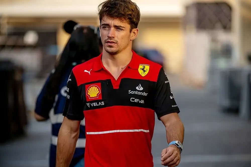 Leclerc, uno de los pilotos de Ferrari.