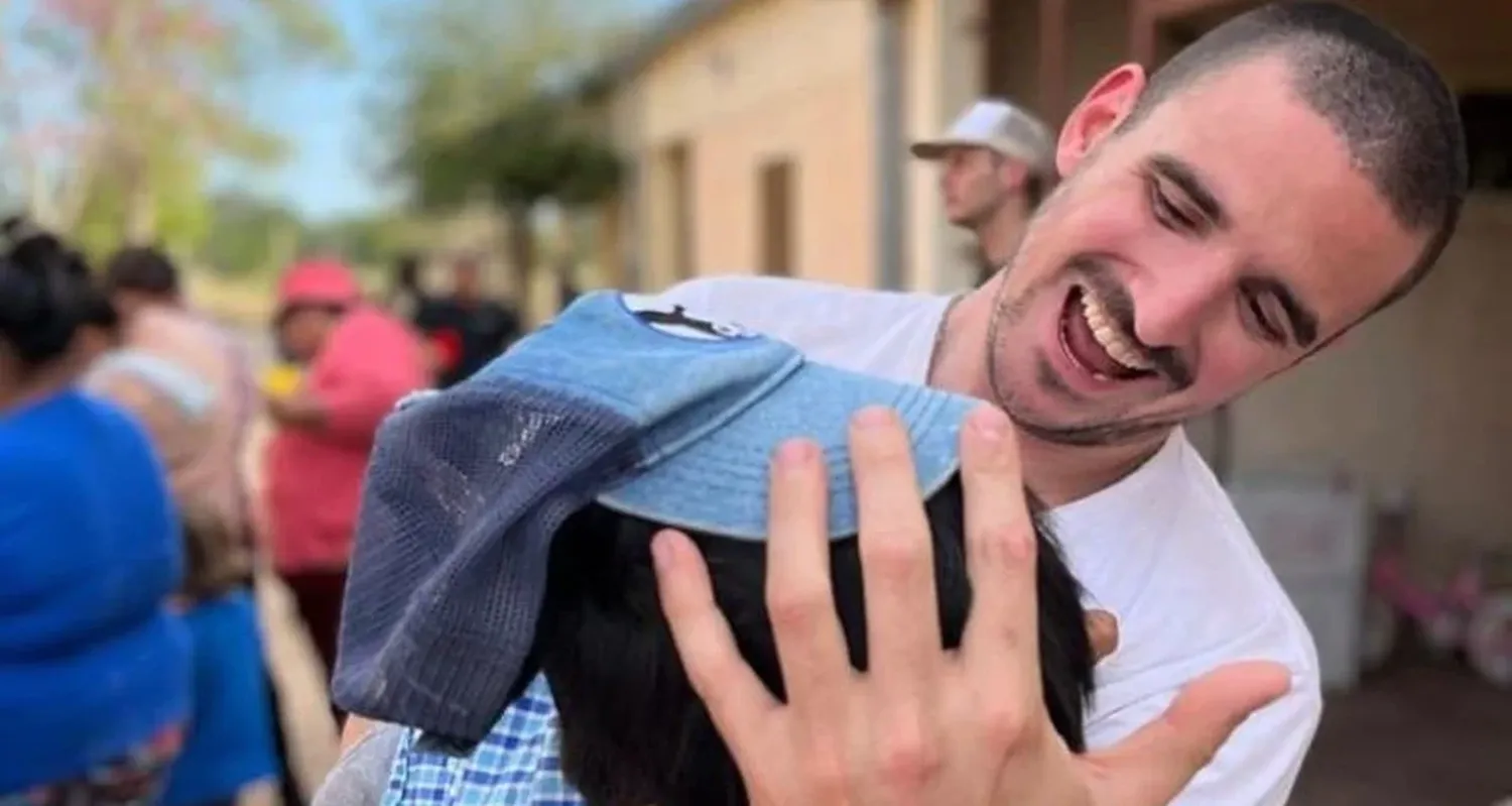 El santafesino Francisco Olcese fue nominado al premio "Abanderados" por su trabajo solidario en El Impenetrable