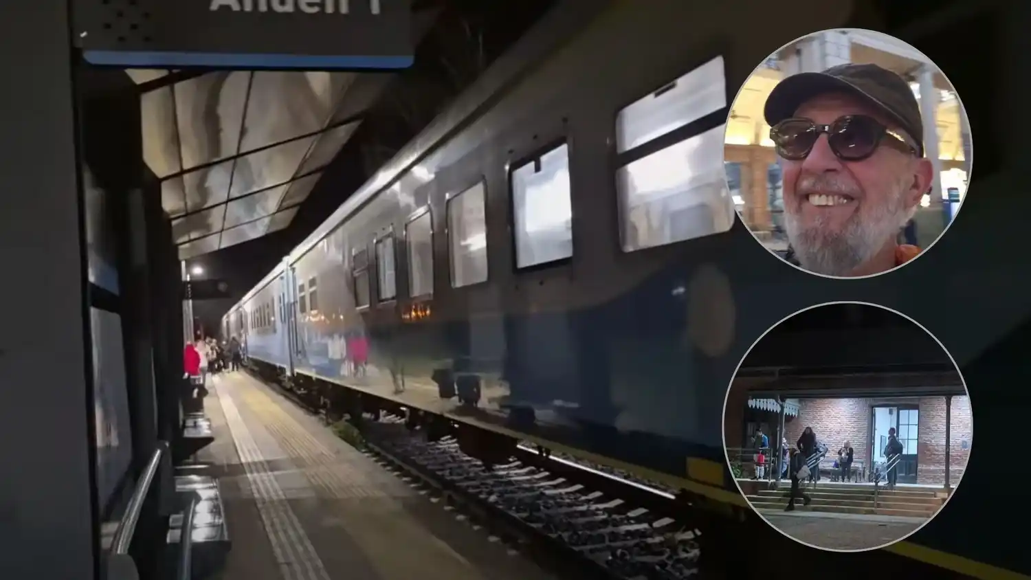 Lalo Mir relató su vivencia de los viajes en tren de hace 50 años atrás.