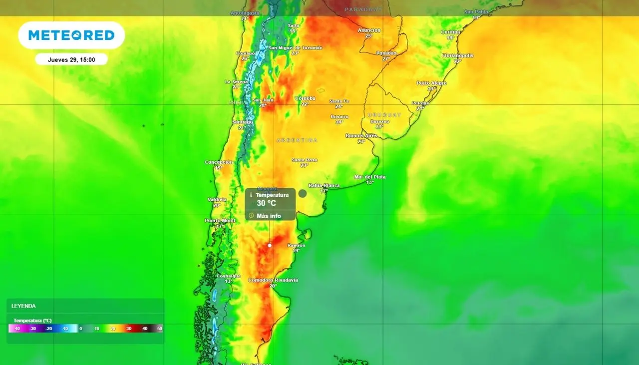 Avanza un frente frío y el Servicio Meteorológico Nacional emite alertas por tormentas