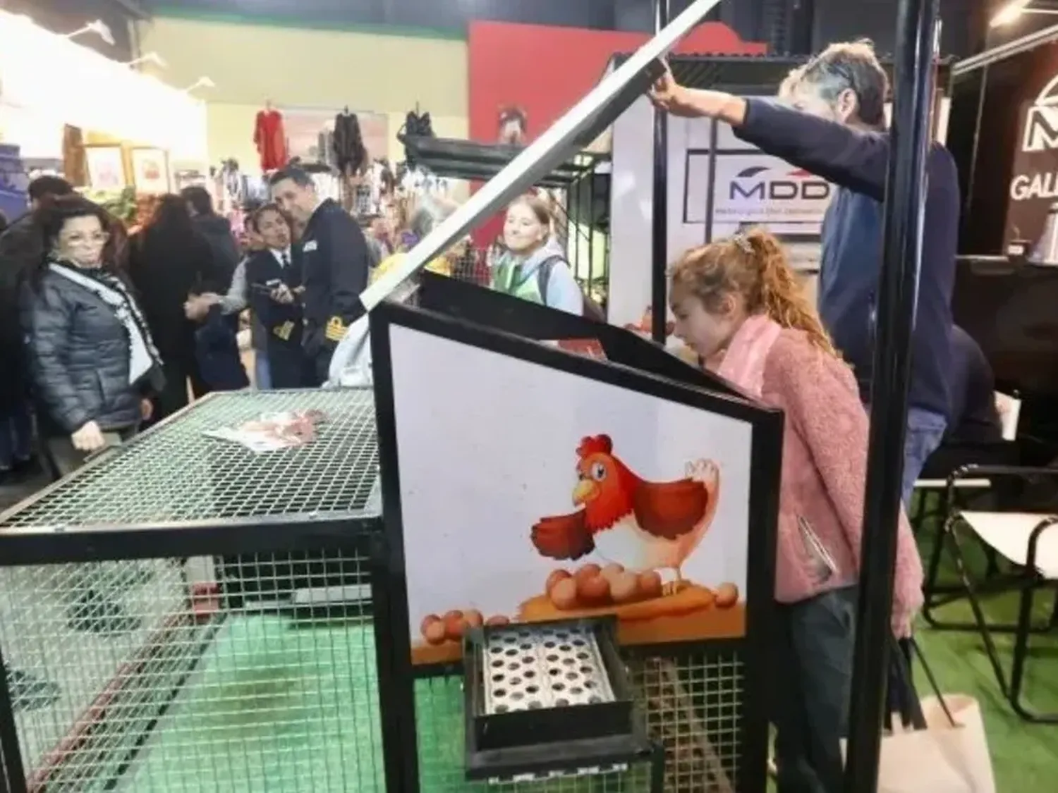 Se trata de un gallinero móvil, la solución ideal para quienes desean criar gallinas en casa y disfrutar de huevos frescos.