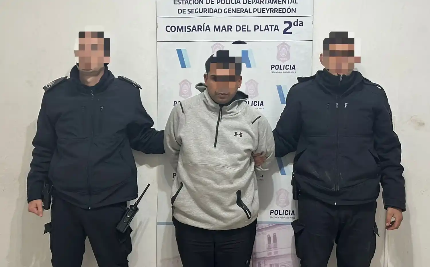 El sujeto fue atrapado a las pocas cuadras del lugar donde ingresó a robar.