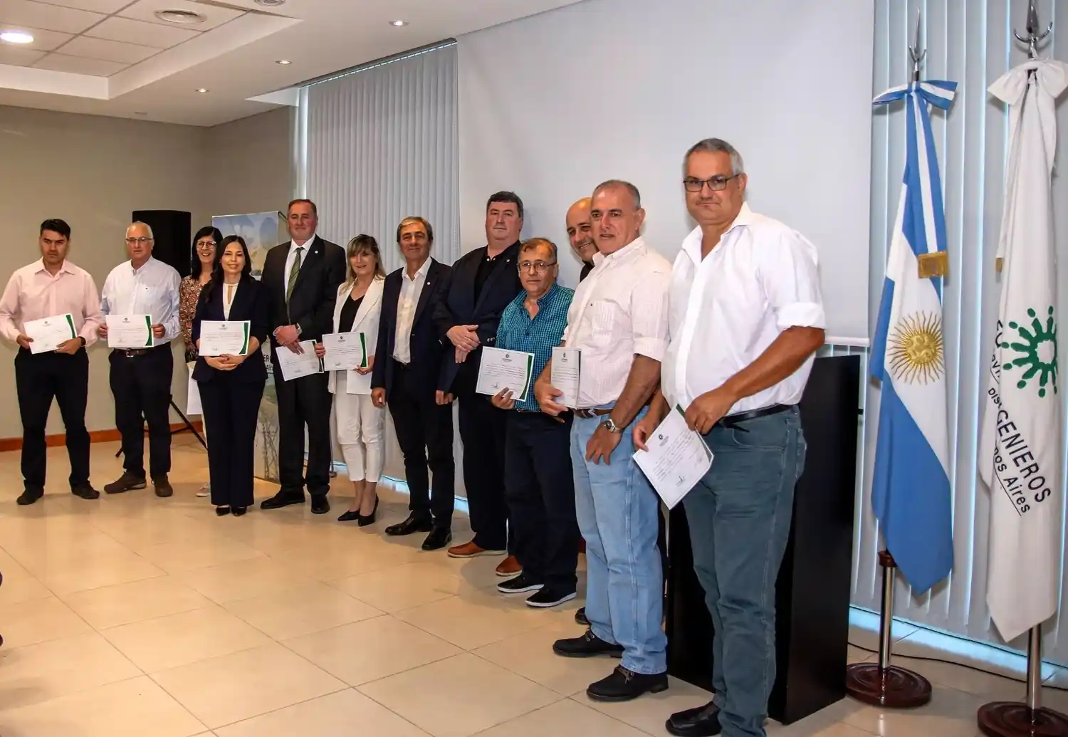 Asumieron nuevas autoridades en el Colegio de Ingenieros.