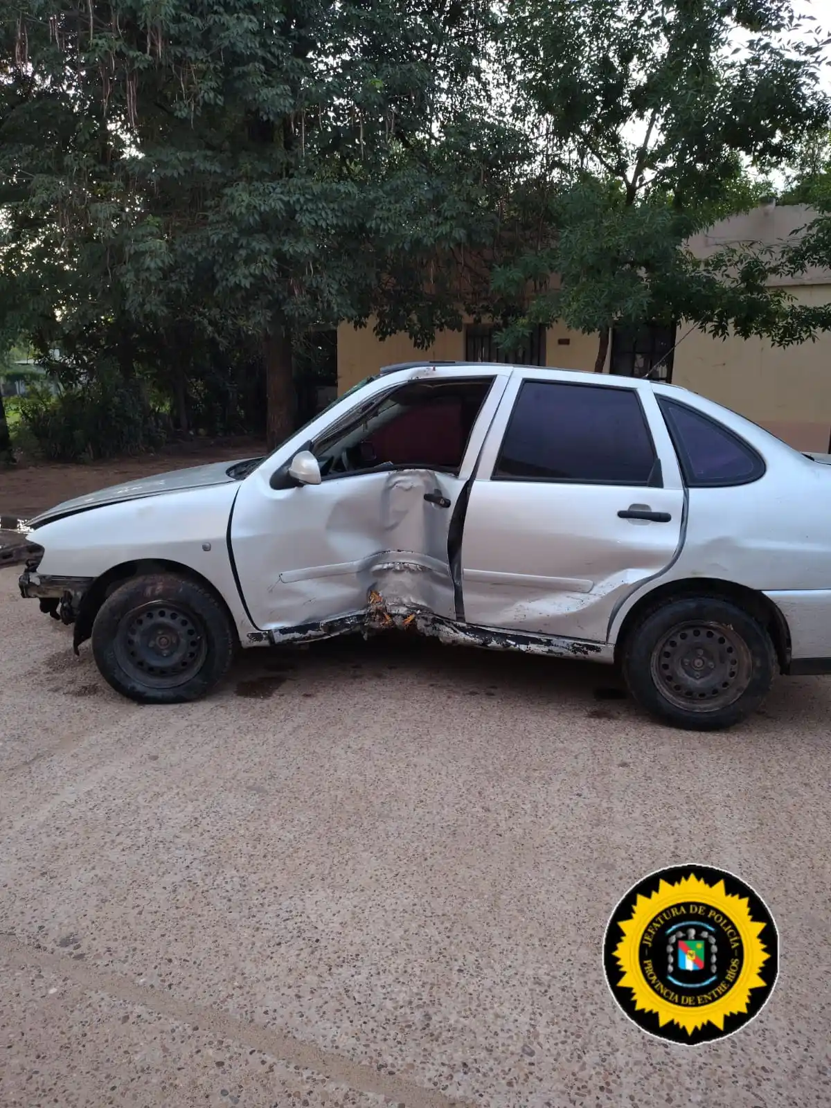 Siniestro vial en la zona de calle Irigoyen al 700