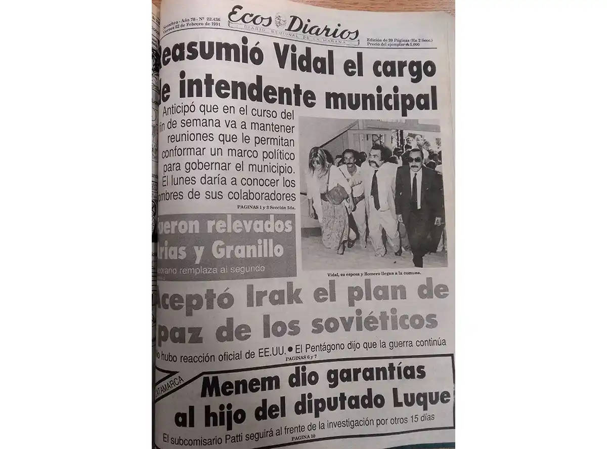 Viernes 22 de febrero de 1991