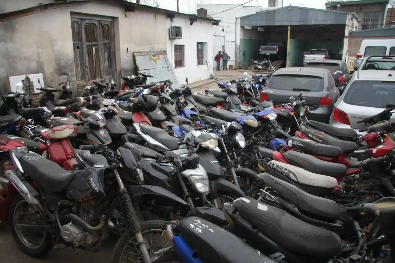 Trasladan varias motos con pedido de secuestro