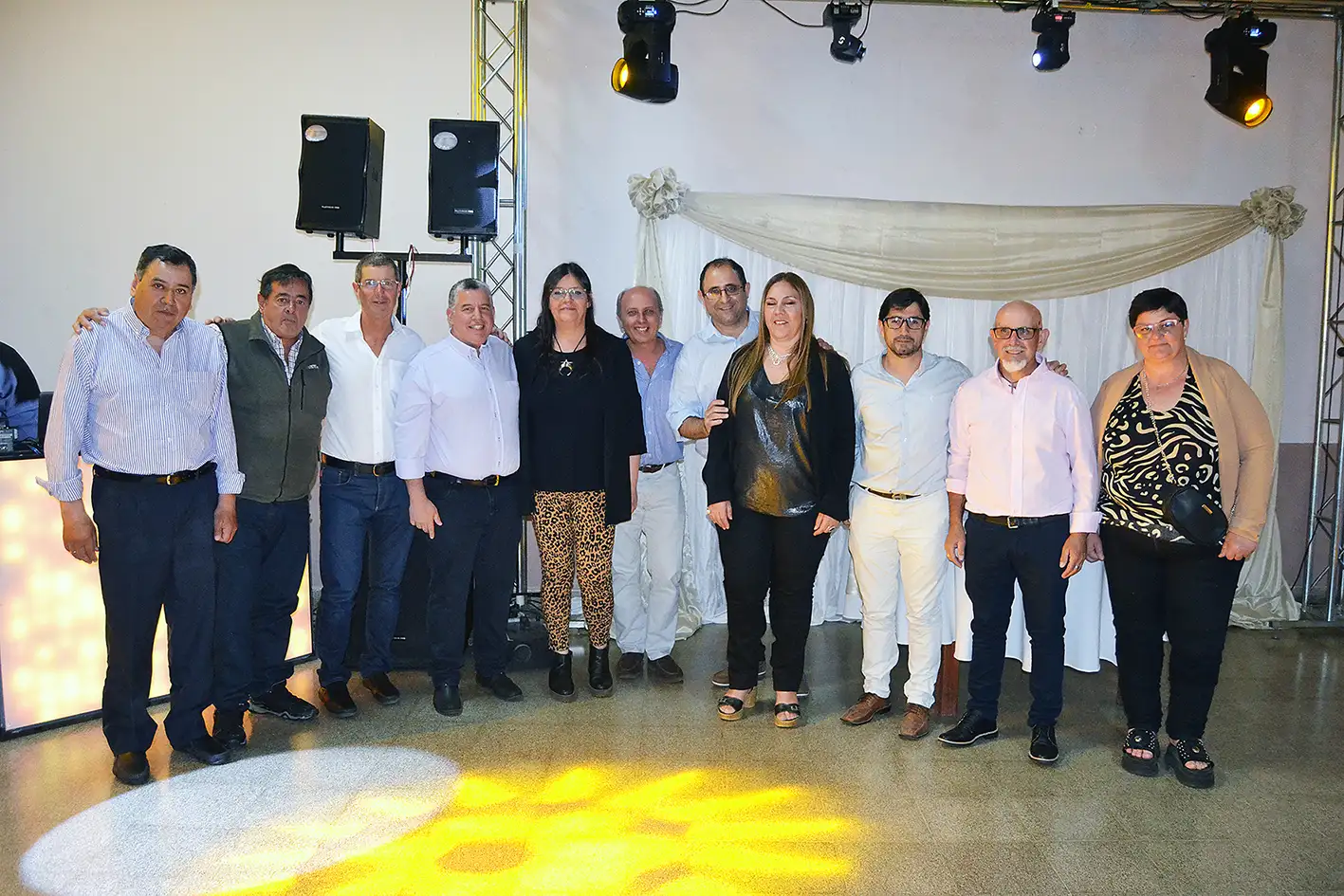 Integrantes de la comisión directiva del CUECG.