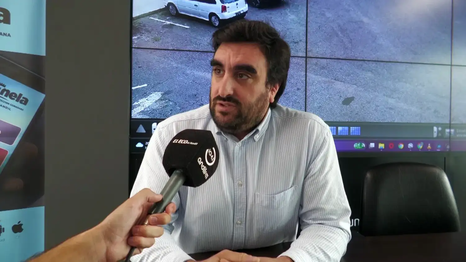 Subsecretario de Protección Ciudadana, Juan Ibañez, tras la inspección en el Tiro Federal.