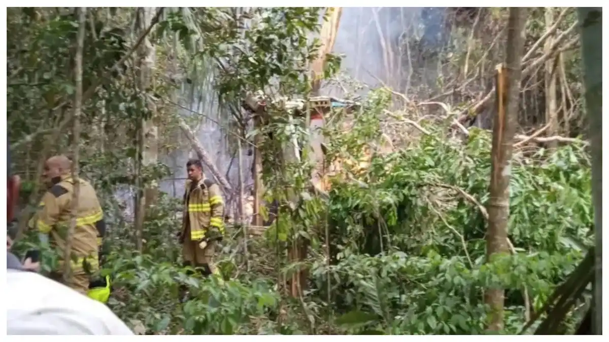 ¡TRÁGICO! Doce muertos al caer una avioneta en la Amazonía brasileña
