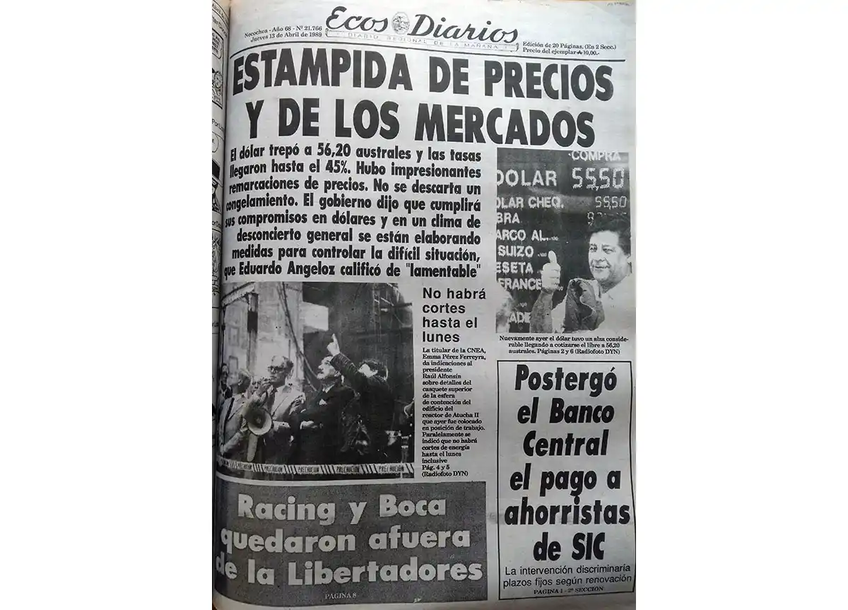 Jueves 13 de abril de 1989