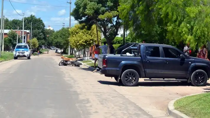 Evoluciona favorablemente el motociclista accidentado   