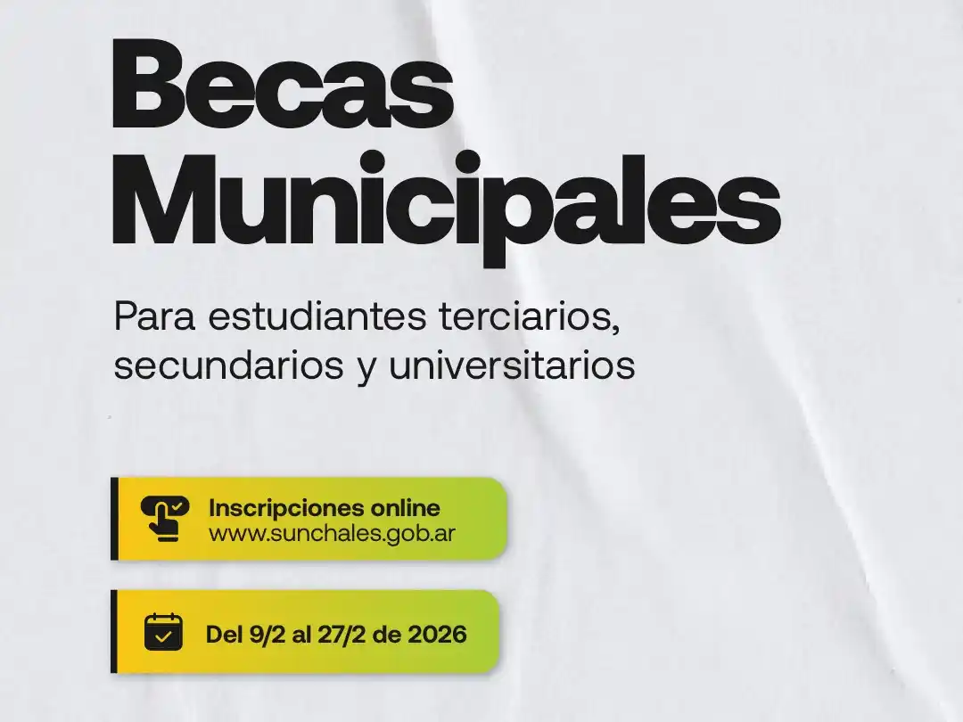 Se abren las inscripciones a Becas Municipales 2026
