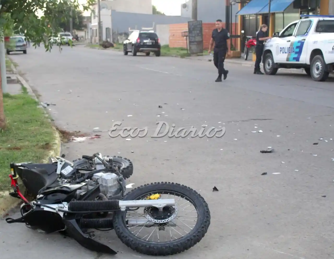 Accidente minutos después