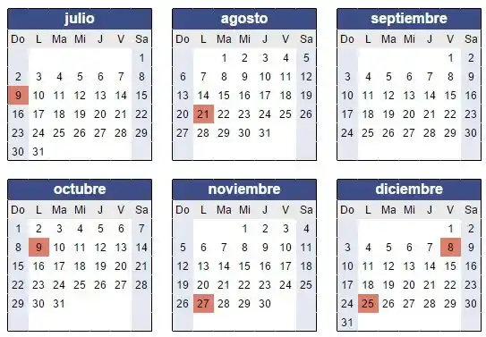Eliminados los "puente", así quedó el calendario de feriados para el 2017 