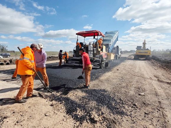 Se habilitó el tránsito sobre la ruta provincial 20 a la altura de la nueva alcantarilla transversal
