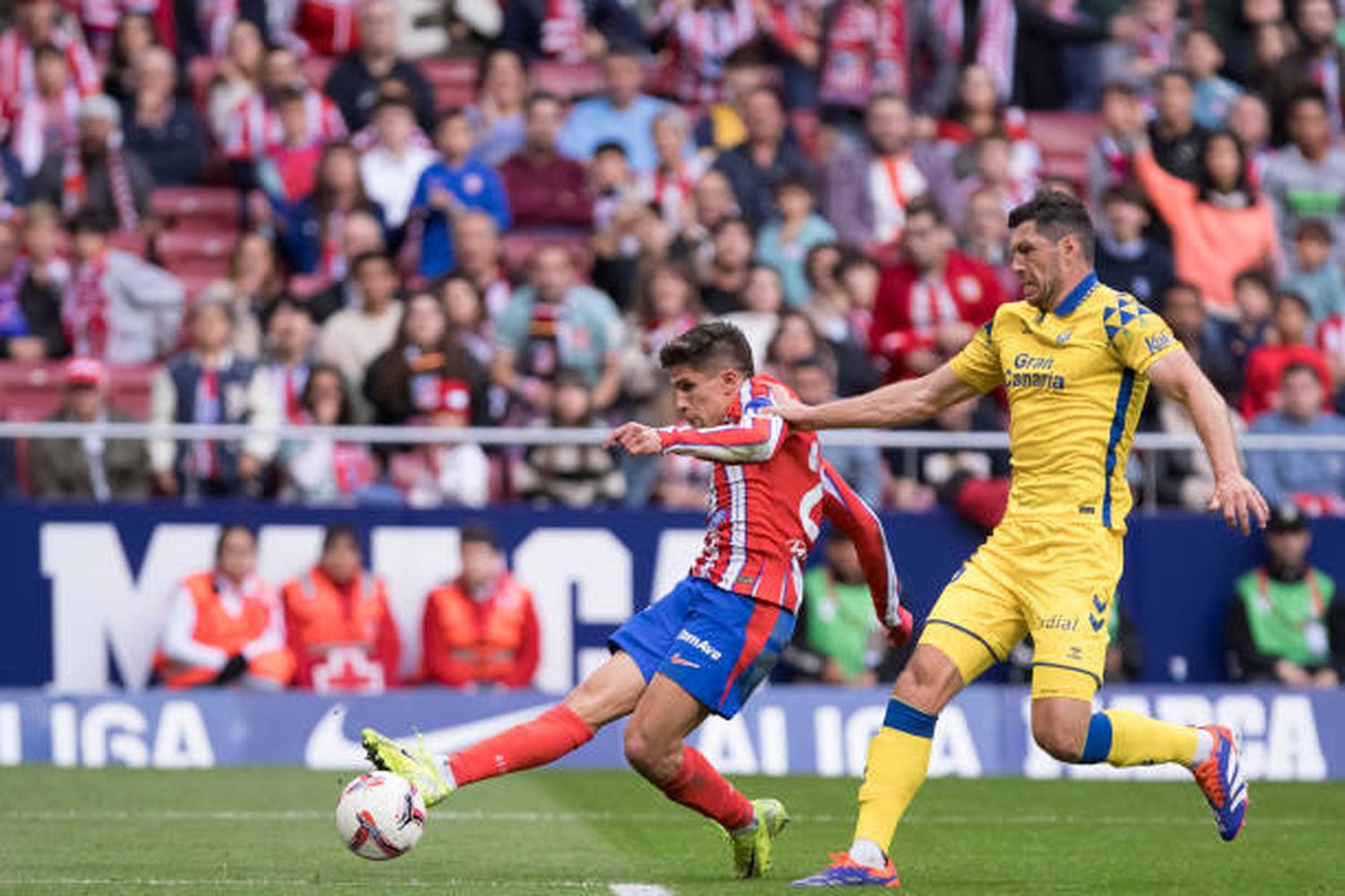 El remate goleador de Giuliano Simeone.