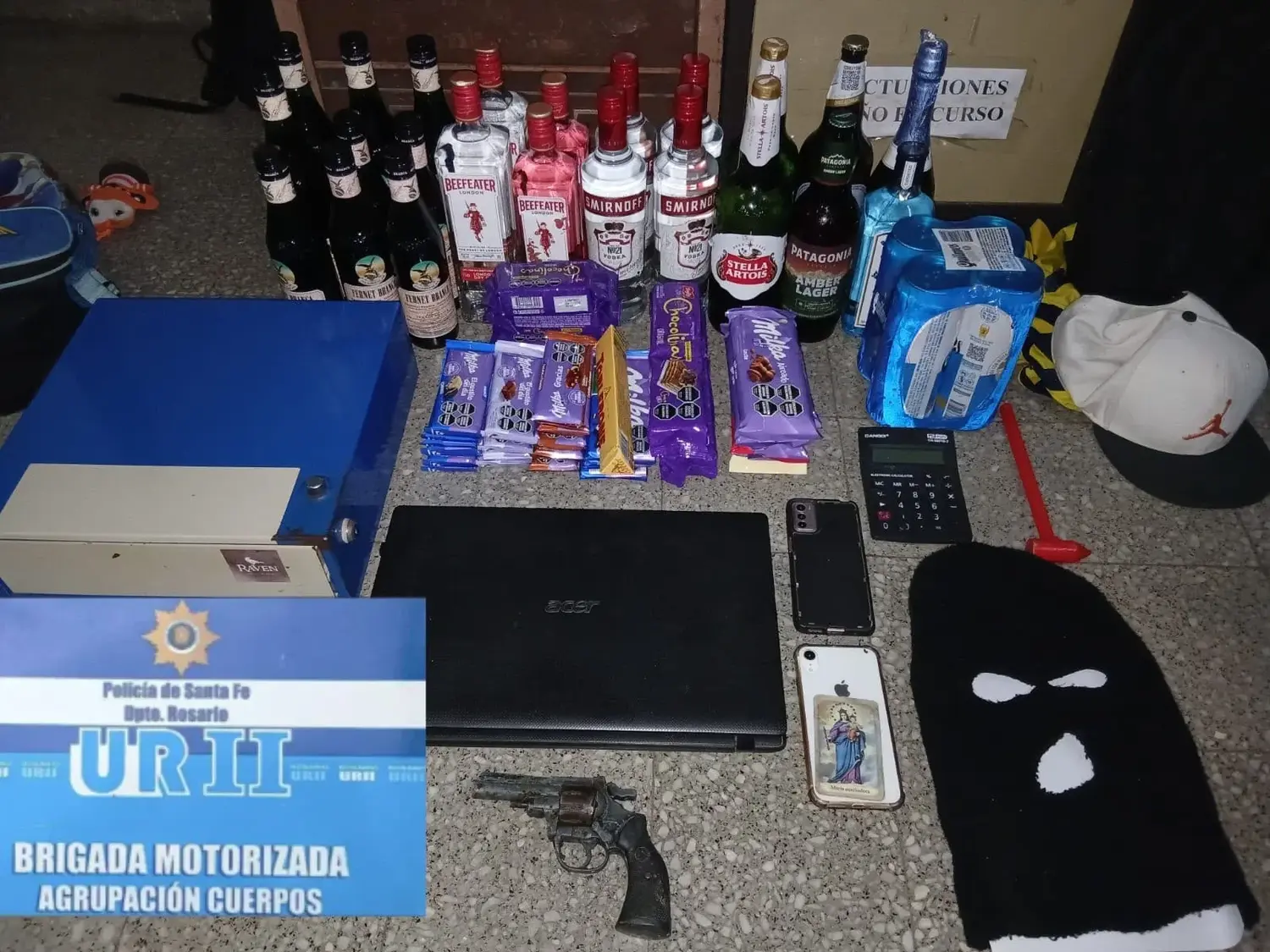 Elementos secuestrados.