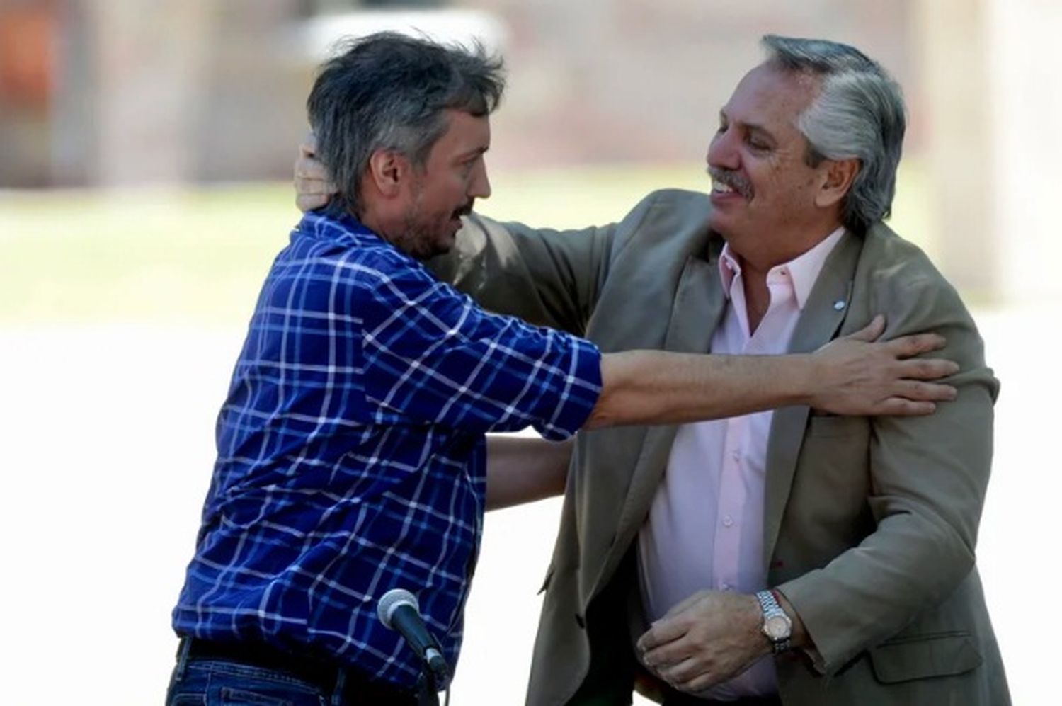 Máximo Kirchner fue respaldado por Alberto Fernández en la asunción del PJ bonaerense