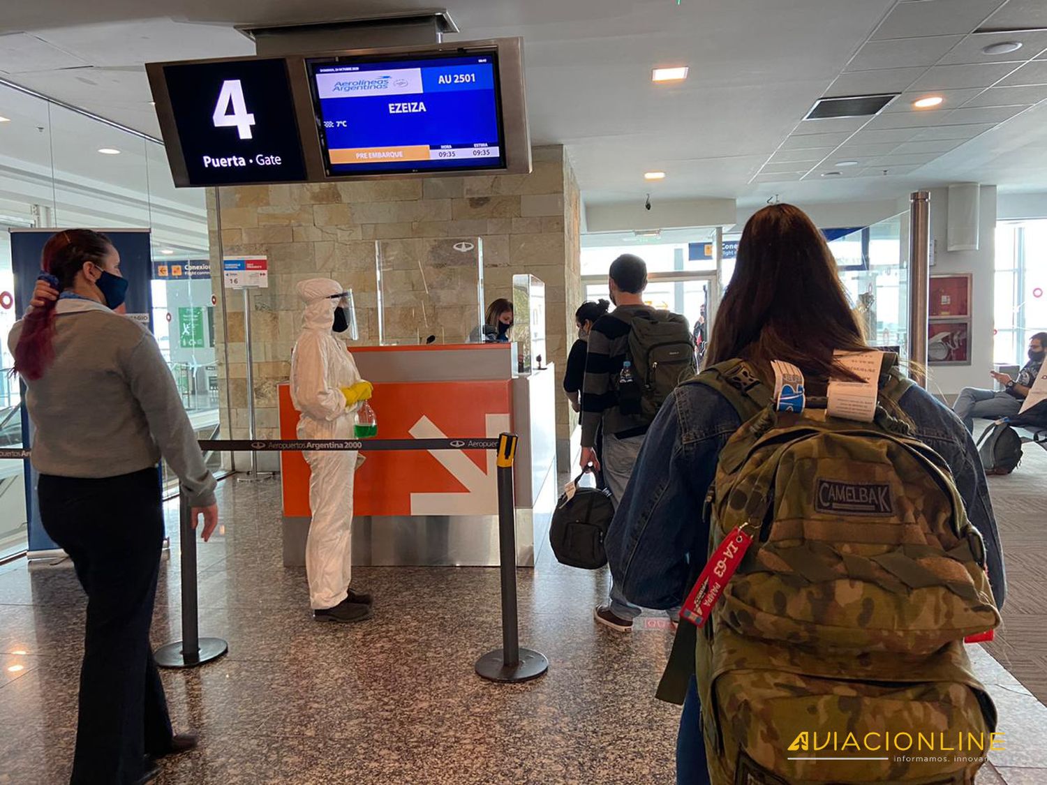 Desde adentro, como es viajar desde Córdoba a Ezeiza en la nueva normalidad