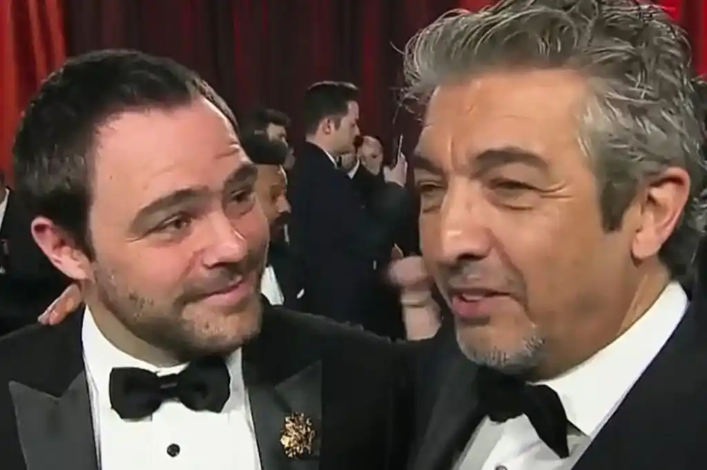 A pesar de no ganar el Oscar, Ricardo Darín y Peter Lanzani celebraron el éxito de “Argentina, 1985”