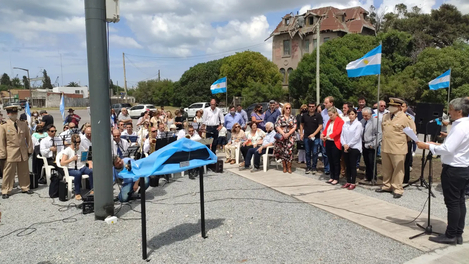 Homenaje a los tripulantes del ARA San Juan