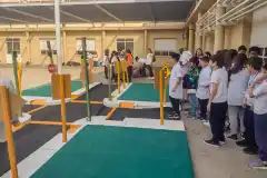 Dictaron una charla de seguridad vial en la Escuela Marcos Sastre