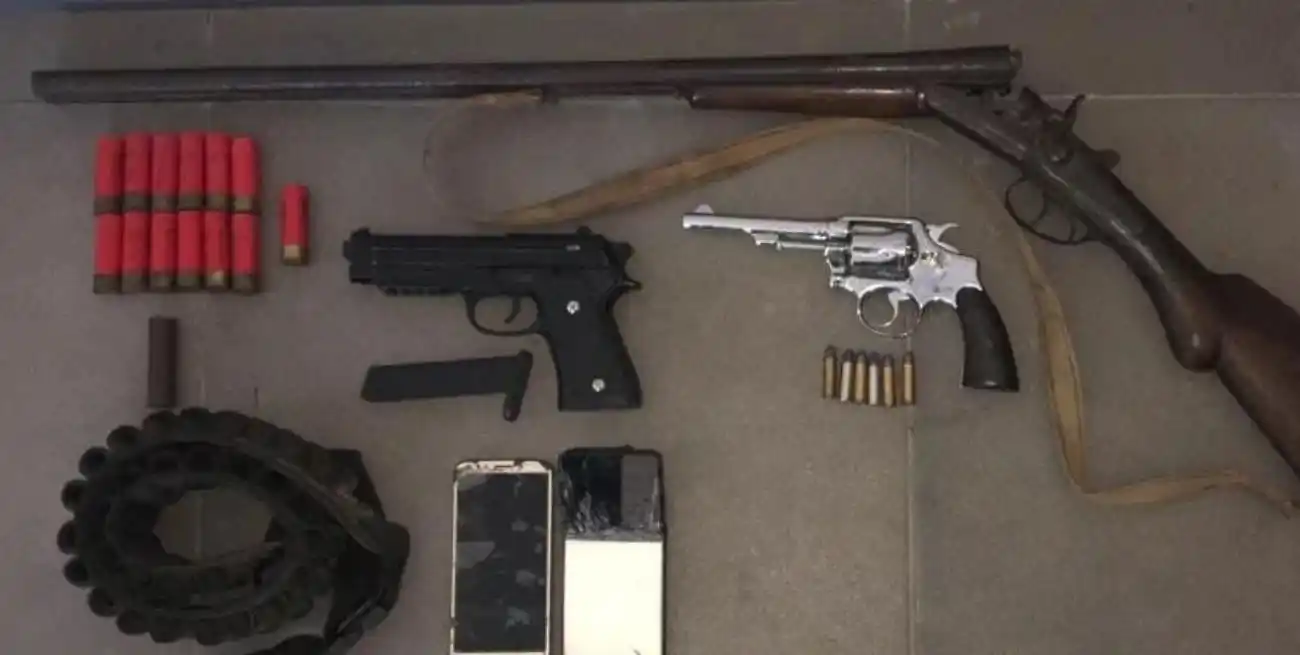 Secuestro de armas en la provincia.