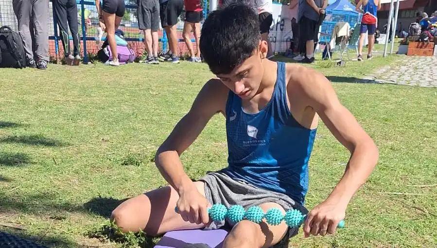 Atletismo: Enorme participación de Aaron Mindurry en el Nacional U16