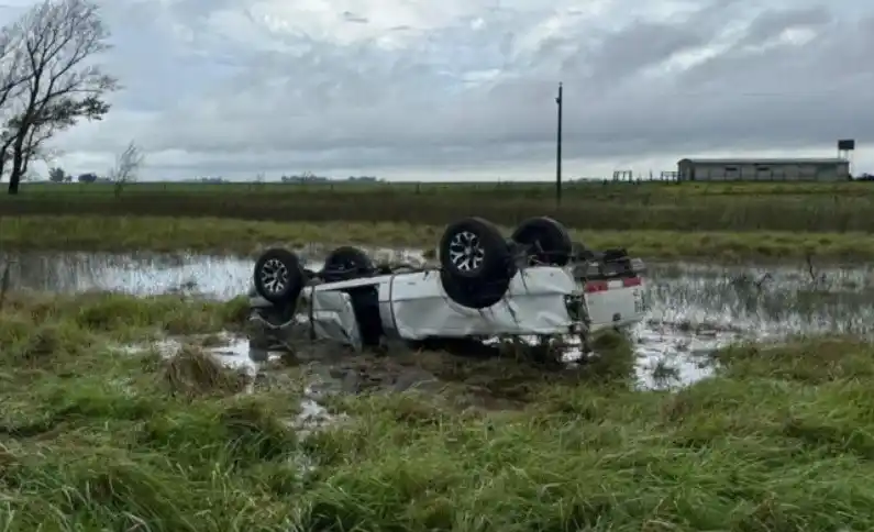 Así quedó el auto del bonaerense fallecido