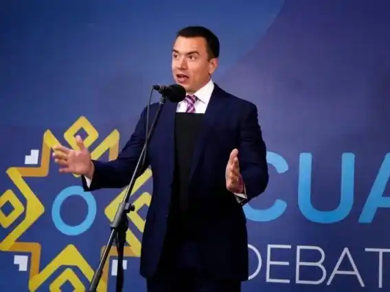 Daniel Noboa busca la reelección presidencial en Ecuador.