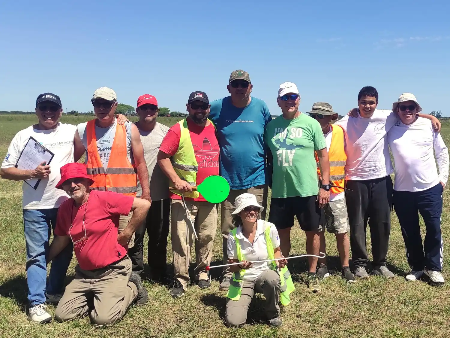 El equipo de pista del Club de Planeadores: Foto:Prensa Club Planeadores