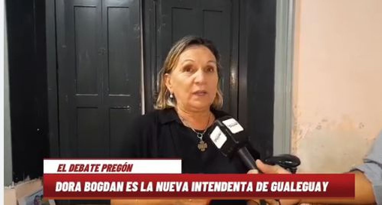 Dora Bogdan es la nueva intendenta de Gualeguay