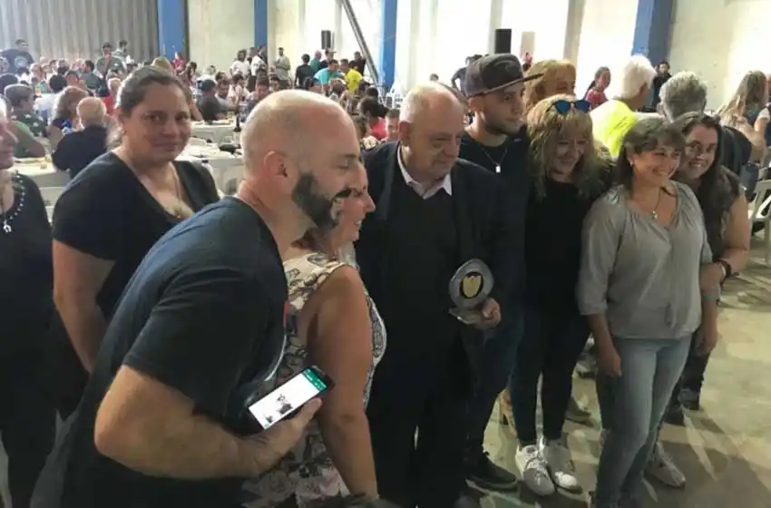 Arroyo participó de un almuerzo con guardavidas