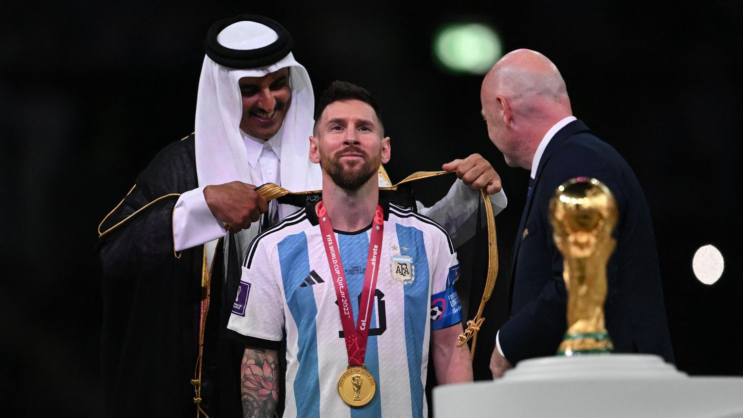 Luego de cuatro frustraciones, Messi consiguió su máximo anhelo en Qatar.