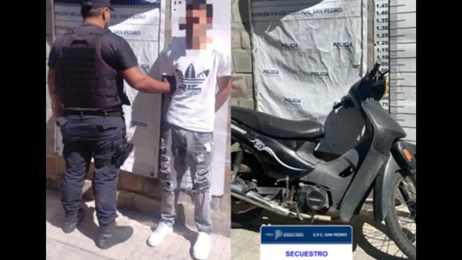 El individuo circulaba en una moto que tenía pedido de secuestro desde enero del año pasado.
