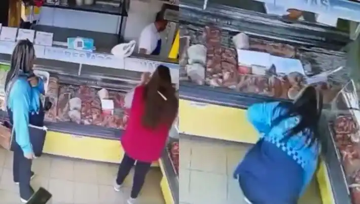 Una inspectora vio cómo a una mujer se le cayó un billete de $1.000 en una carnicería, lo tomó y se lo llevó
