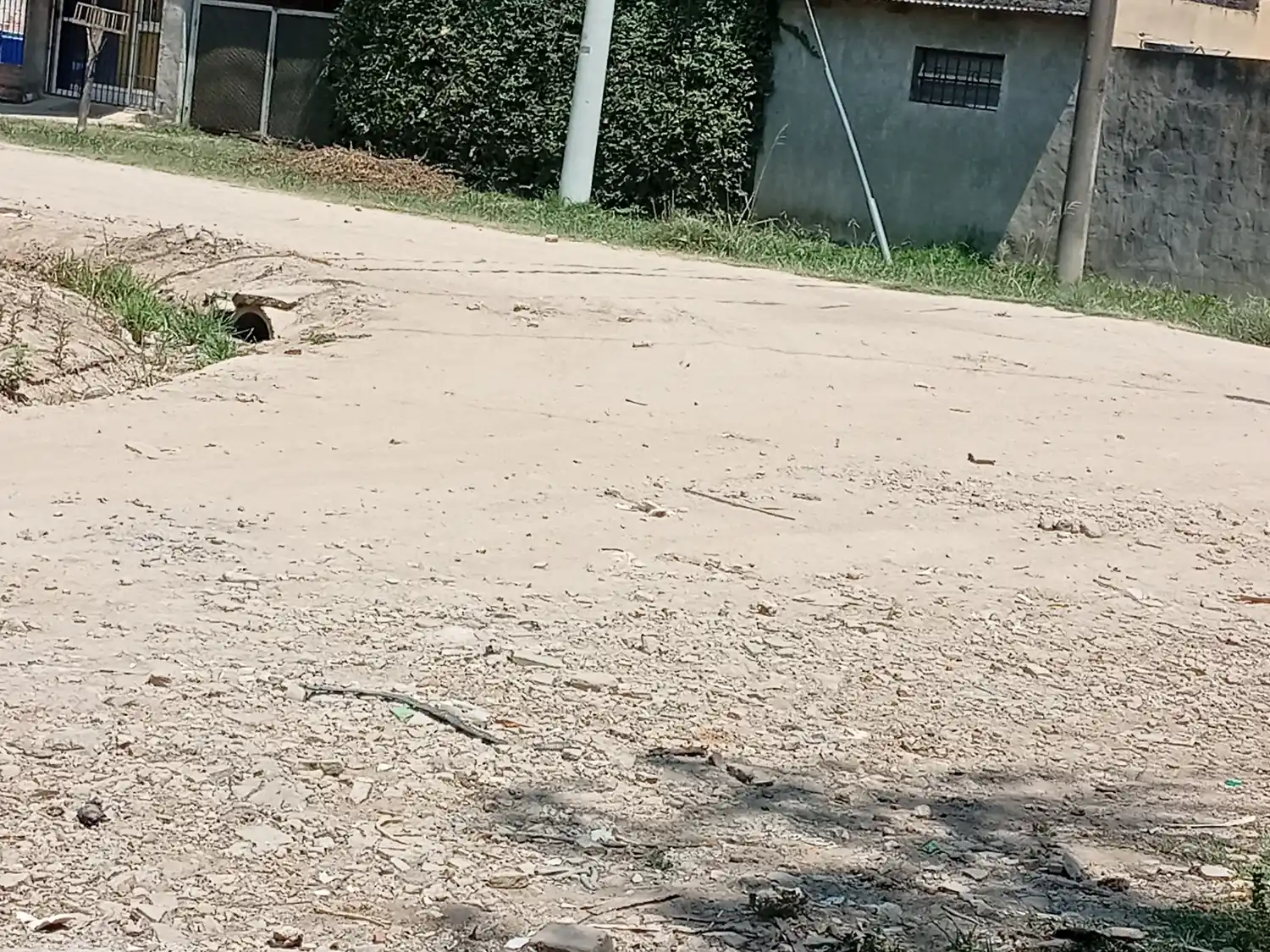 Esquina Depietri y Obligado: el regador no pasó nunca más